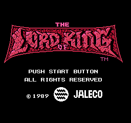 Lord of King, The (Japan) Title Screen